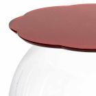 Couchtisch / runder roter Biffy Behälter, modernes Design made in Italy Viadurini