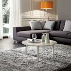 Couchtisch mit runder Platte aus lackiertem Mdf Made in Italy - Tobiko Viadurini