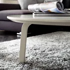 Couchtisch mit runder Platte aus lackiertem Mdf Made in Italy - Tobiko Viadurini