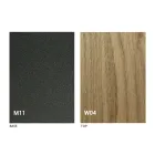 Moderner verwandelnder Couchtisch aus Holz und Metall Made in Italy - Fabio Viadurini