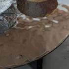 Runder Couchtisch aus Glas für Wohnzimmerdesign 3 Größen - Imolao Viadurini