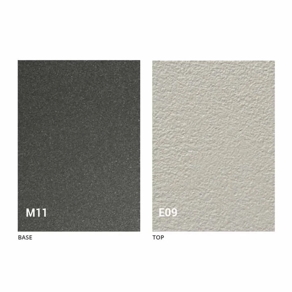 Transformierbarer Couchtisch mit Mörtel-Effekt-Platte Made in Italy - Romantisch Viadurini