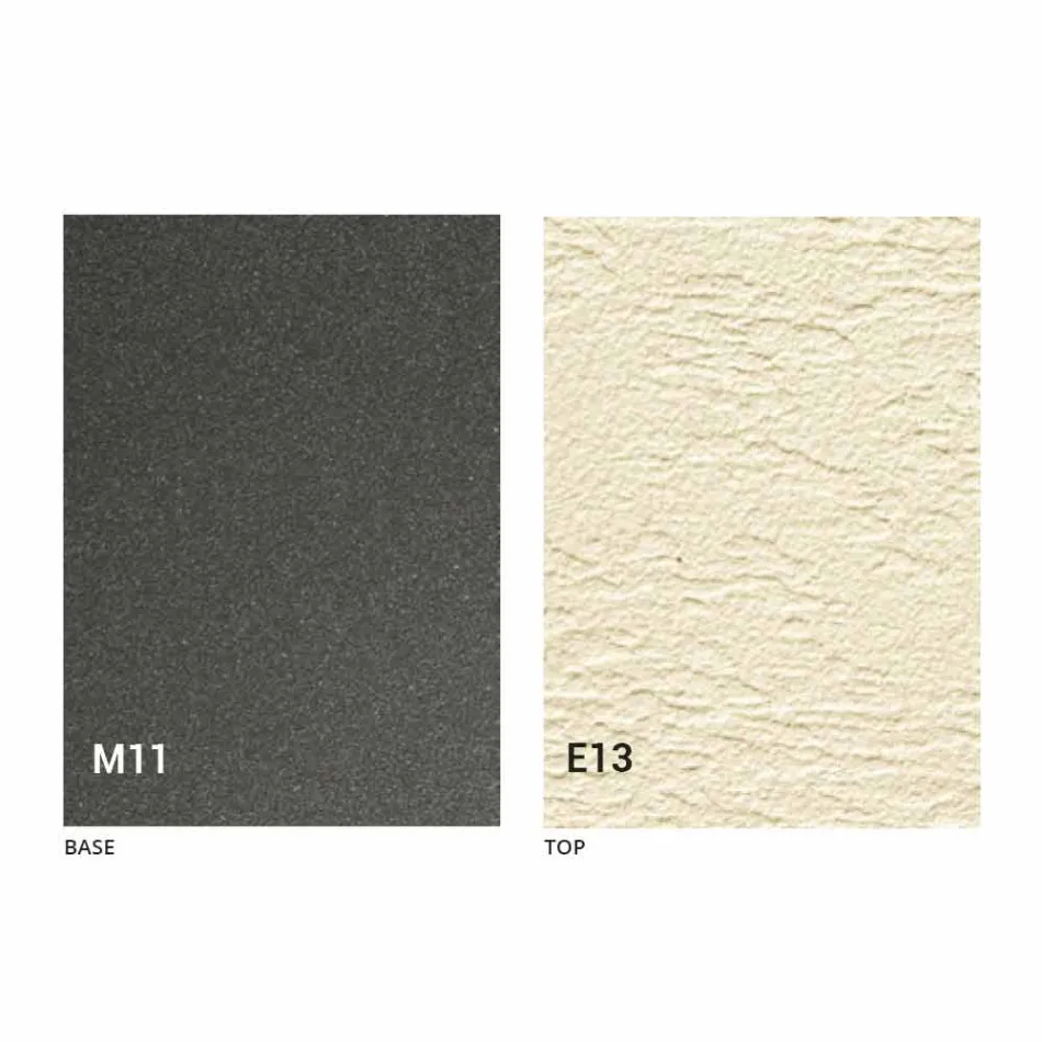 Transformierbarer Couchtisch mit Mörtel-Effekt-Platte Made in Italy - Romantisch Viadurini