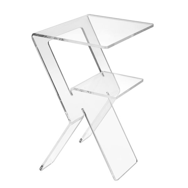 Sofatisch aus transparentem plexiglas für den innen- oder außenbereich - platano