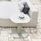 Outdoor-Couchtisch aus Aluminium und Stahl Made in Italy - Plinto von Varaschin Viadurini