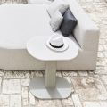 Outdoor-Couchtisch aus Aluminium und Stahl Made in Italy - Plinto von Varaschin