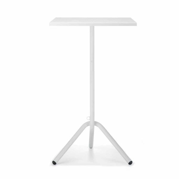 High square outdoor tisch aus metall und blech made in italy - archibald