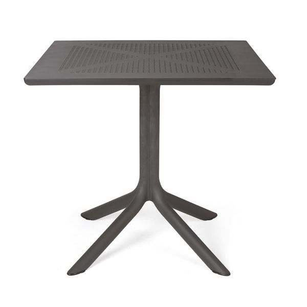 Couchtisch für den außenbereich mit perforierter polypropylenplatte - fork