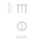 Couchtisch aus Teakholz für den Außenbereich, hergestellt in Italien - Briga Viadurini