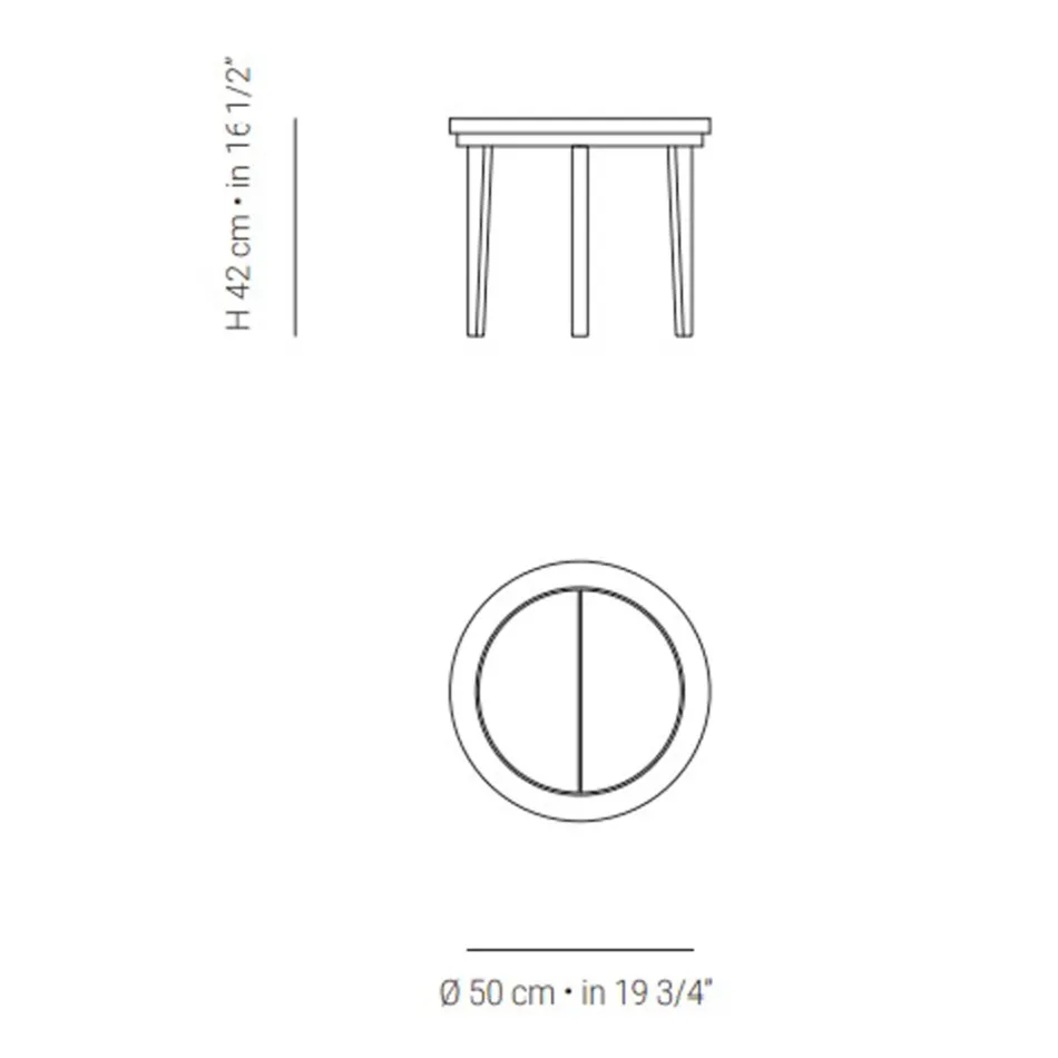 Couchtisch aus Teakholz für den Außenbereich, hergestellt in Italien - Briga Viadurini