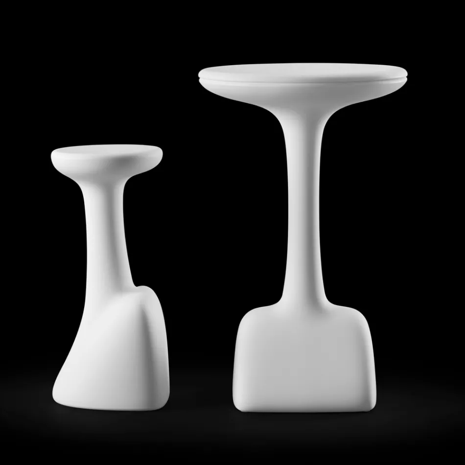 Outdoor-Couchtisch aus farbigem Polyethylen 96 cm Made in Italy - Uliveto Viadurini