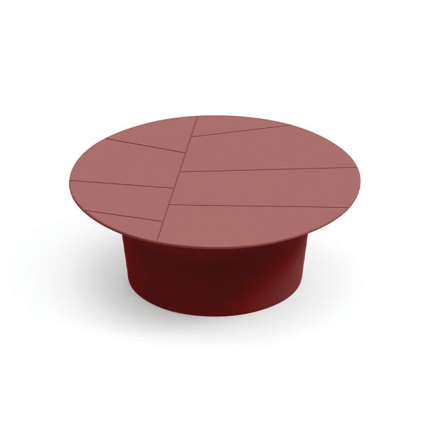 Outdoor-couchtisch aus polyethylen, erhältlich in verschiedenen farben - handtuch