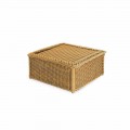 Outdoor Polyrattan Gartentisch Matt handgeflochten