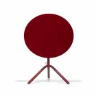 Runder Tisch aus Metall und Blech für den Außenbereich Made in Italy - Alberic Viadurini