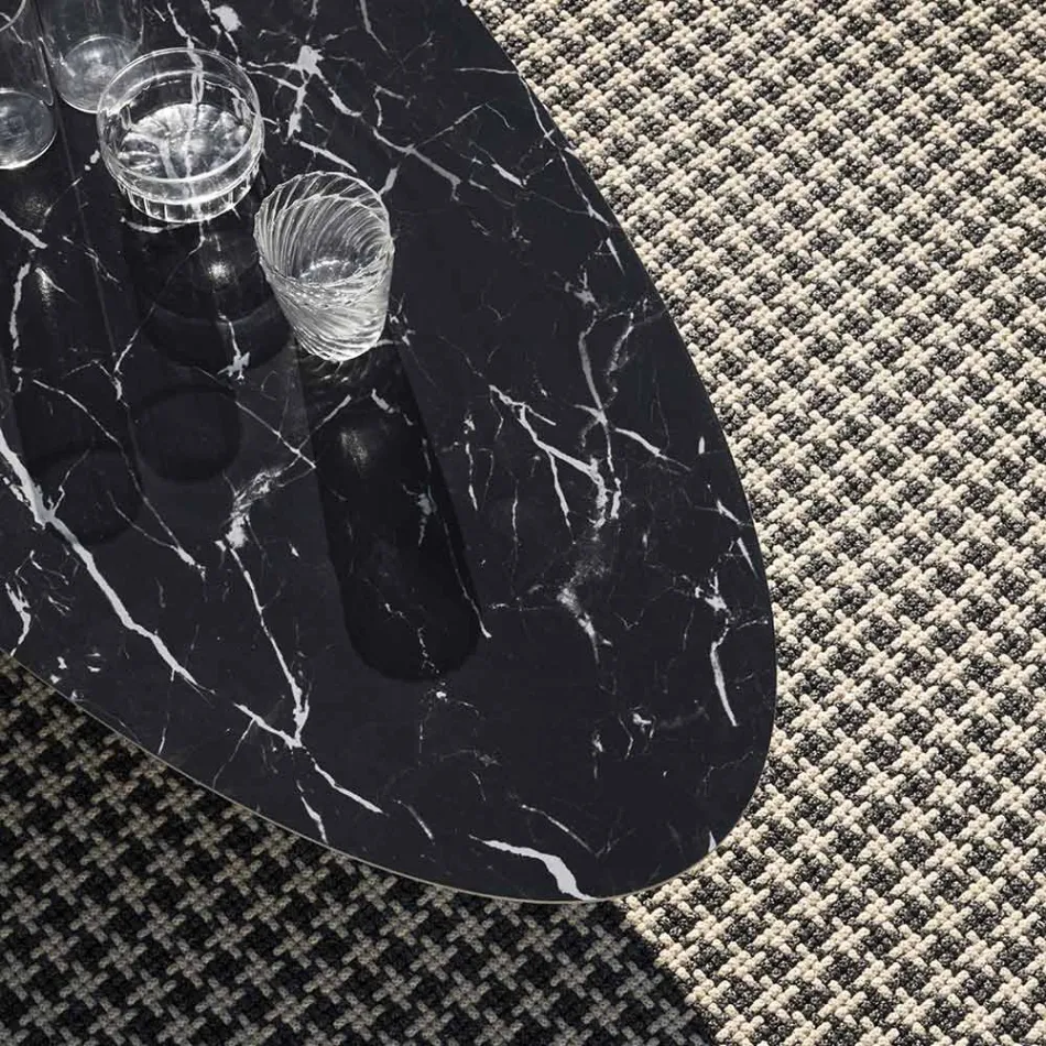 Outdoor-Couchtisch Stahlkonstruktion Made in Italy - Begin by Myyour Viadurini