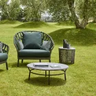 Garten-Couchtischgestell aus Aluminium Made in Italy - Emma von Varaschin Viadurini