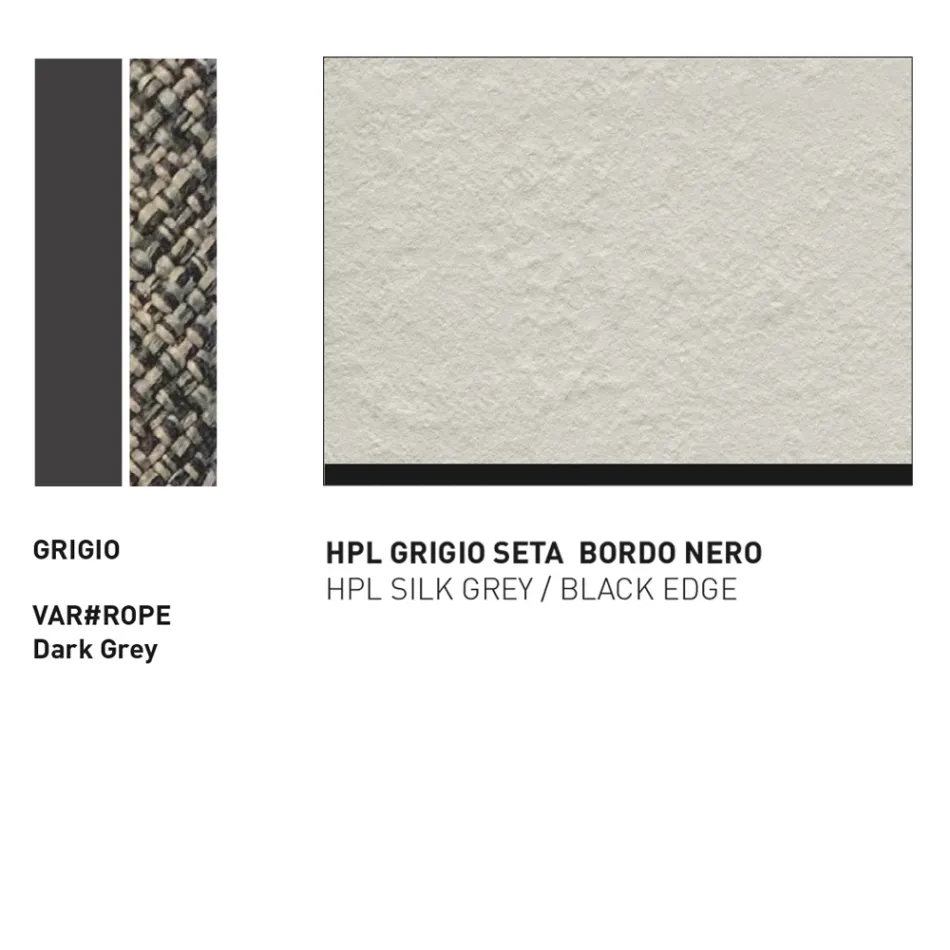 Garten-Couchtischgestell aus Aluminium Made in Italy - Emma von Varaschin Viadurini