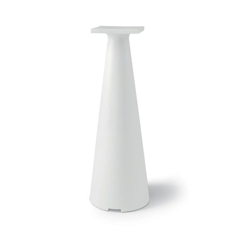 Garten-Couchtischgestell aus Polyethylen und HPL-Platte Made in Italy - Lucy Viadurini