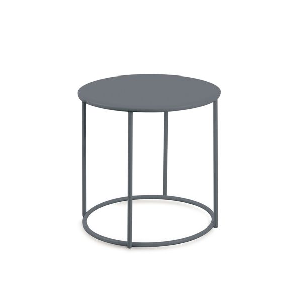 Garten-couchtisch aus verzinktem stahl in verschiedenen größen made in italy - brienne