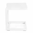 Homemotion Painted Aluminium Garden Couchtisch, 2 Stück - Rodric Viadurini