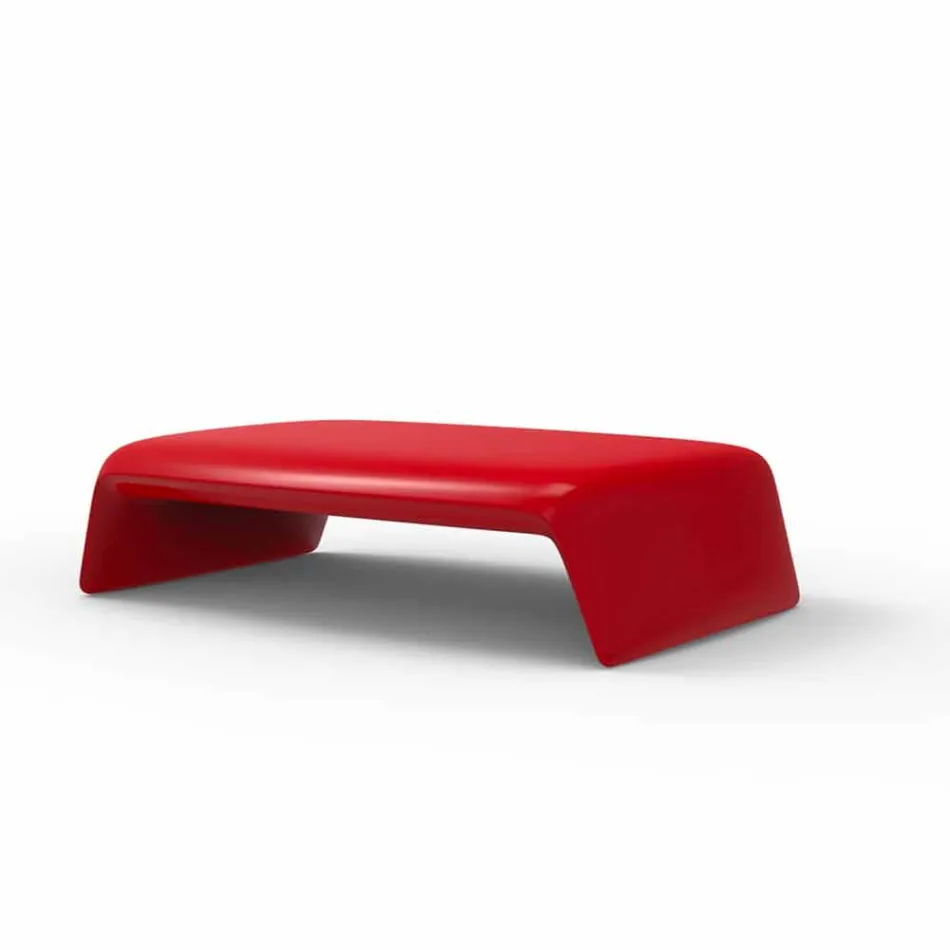 Blow by Vondom Gartentisch aus Polyethylen, modernes Design Viadurini