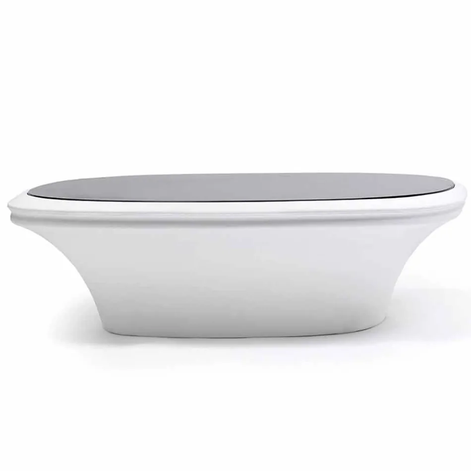 Moderner Ufo Gartentisch 100x100 cm von Vondom aus Polyethylen Viadurini