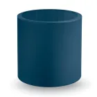 Runder Garten-Couchtisch aus farbigem Polyethylen Made in Italy - Noemi Viadurini