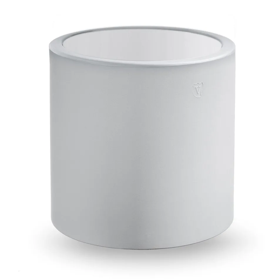 Runder Garten-Couchtisch aus farbigem Polyethylen Made in Italy - Noemi Viadurini