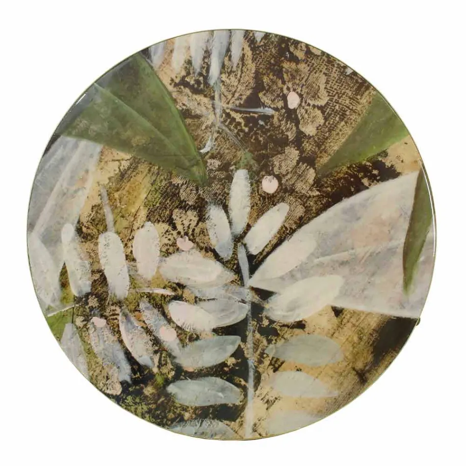 Innen- oder Außen-Couchtisch mit Metallstruktur Made in Italy - Carim Viadurini