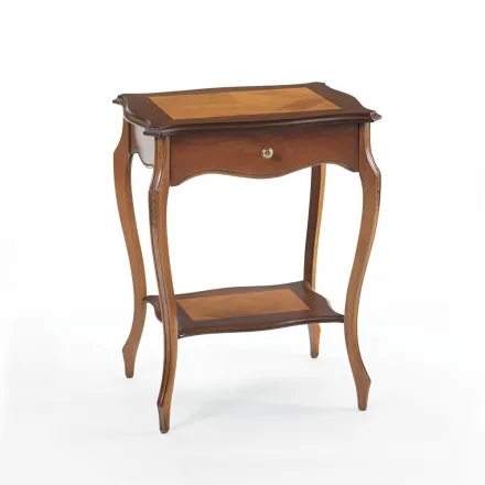 Couchtisch mit 1 Regal und 1 Schublade Made in Italy – Acoran Viadurini