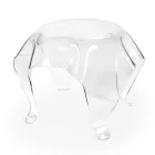 Couchtisch mit Platte und Gestell aus Plexiglas Made in Italy - Brento Viadurini