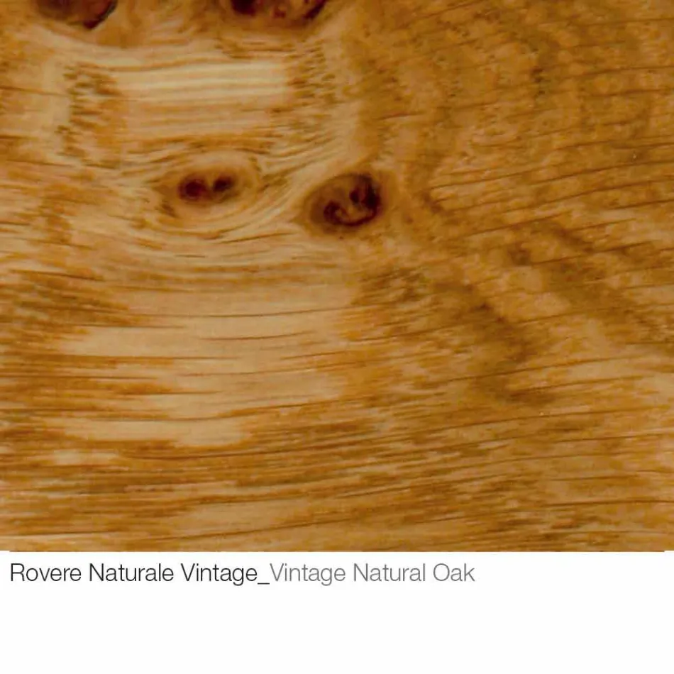 Couchtisch mit runder Holzplatte Made in Italy - Montebianco Viadurini