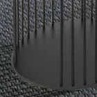 Couchtisch mit runder Holzplatte Made in Italy - Montebianco Viadurini