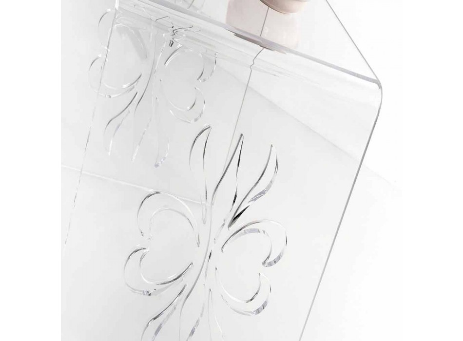 Designer-Couchtisch aus transparentem Plexiglas von Mandas
