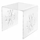 Designer-Couchtisch aus transparentem Plexiglas von Mandas Viadurini