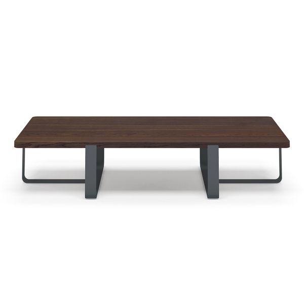 Luxus-couchtisch aus farbigem metall und holz - anacleto