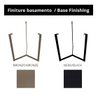 Couchtisch aus Steingut mit Stahlgestell, hergestellt in Italien – Aspira Viadurini