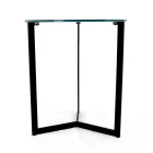 Couchtisch aus Steingut mit Stahlgestell, hergestellt in Italien – Aspira Viadurini