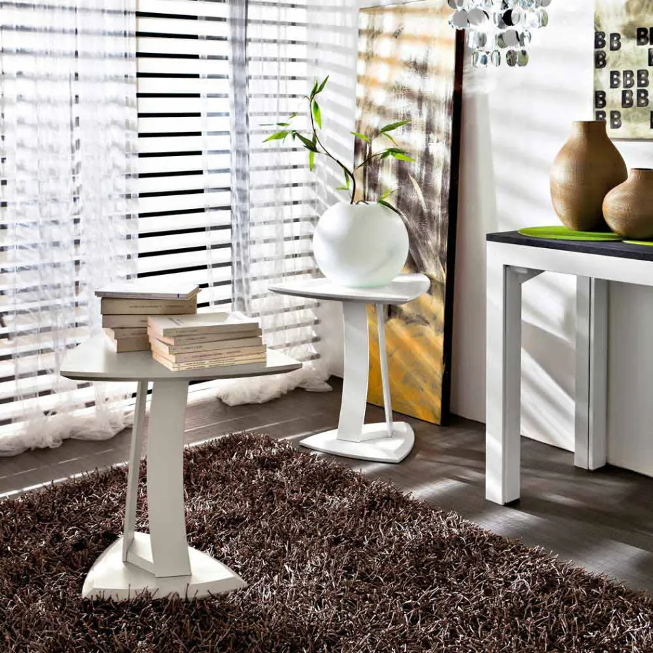 Couchtisch in lackiertem Mdf Made in Italy, Hohe Qualität - Lisa Viadurini