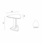 Couchtisch in lackiertem Mdf Made in Italy, Hohe Qualität - Lisa Viadurini