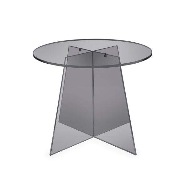 Plexiglas-couchtisch mit verschiedenen ausführungen, hergestellt in italien – aurora