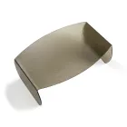 Francesca Couchtisch aus gebogenem Glas mit Hammerschlag-Effekt, hergestellt in Italien Viadurini