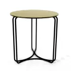 Couchtisch und Sockel aus Glas mit 3 Halbmonden, hergestellt in Italien – Arepa Viadurini