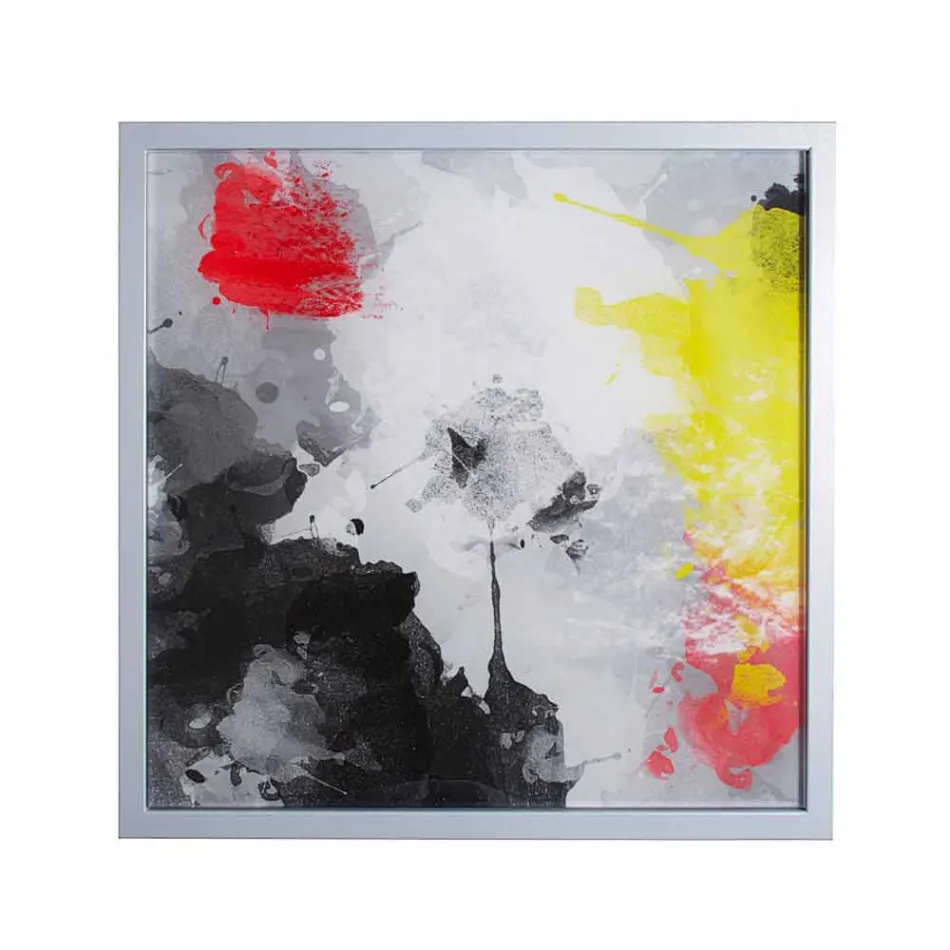 Modernes Kaffee Metall 50x50cm Wohnzimmer Nina, made in Italy Viadurini