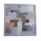 Modernes Kaffee Metall 50x50cm Wohnzimmer Nina, made in Italy Viadurini