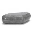 Ovaler Couchtisch aus modernem Fossilstein – Avenue Viadurini