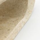 Couchtisch / TV-Ständer aus weißem Achat-Fossilstein – Davis Viadurini