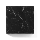 Rechteckiger Couchtisch mit Marmorplatte Made in Italy - Makino Viadurini