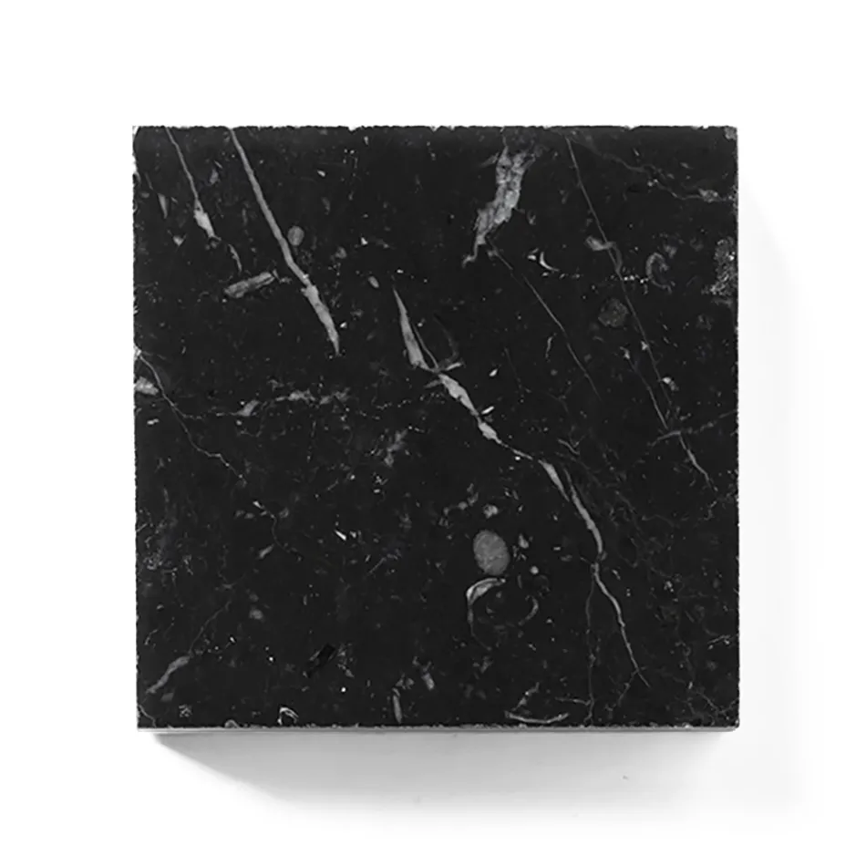 Rechteckiger Couchtisch mit Marmorplatte Made in Italy - Makino Viadurini