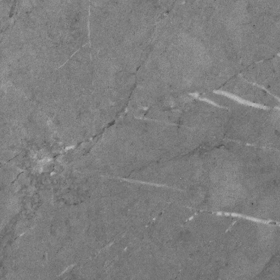 Runder Couchtisch aus Gres und modernem Metall Made in Italy - Albert Viadurini